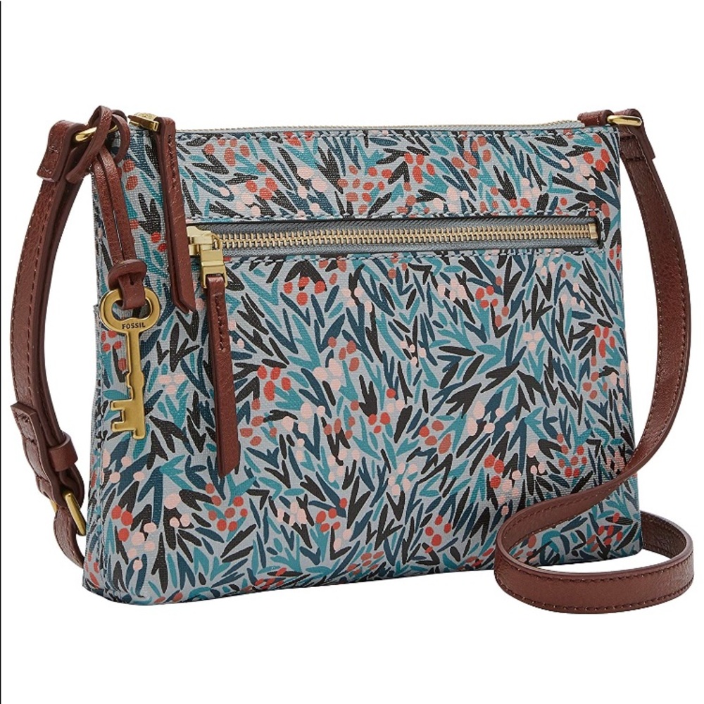 Fossil small floral crossbody